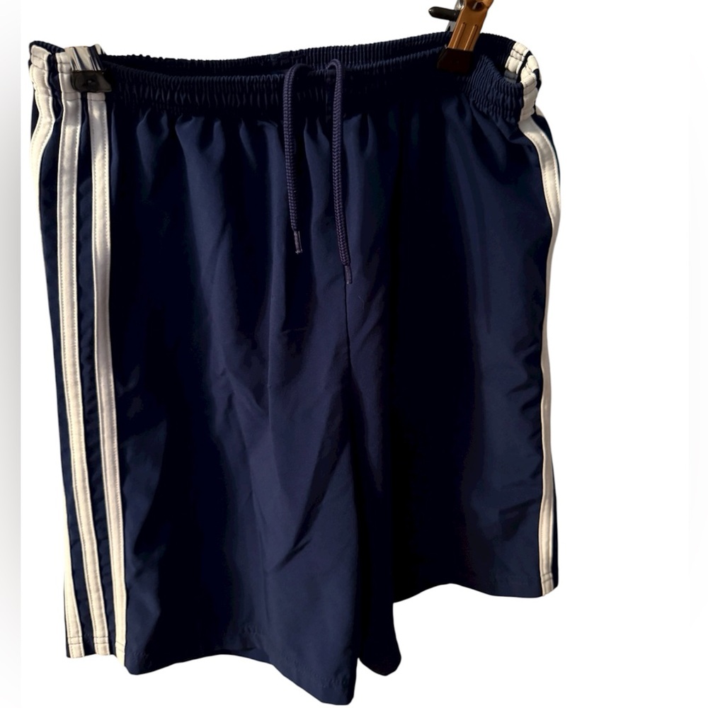 Adidas Navy Blue Athletic Shorts
